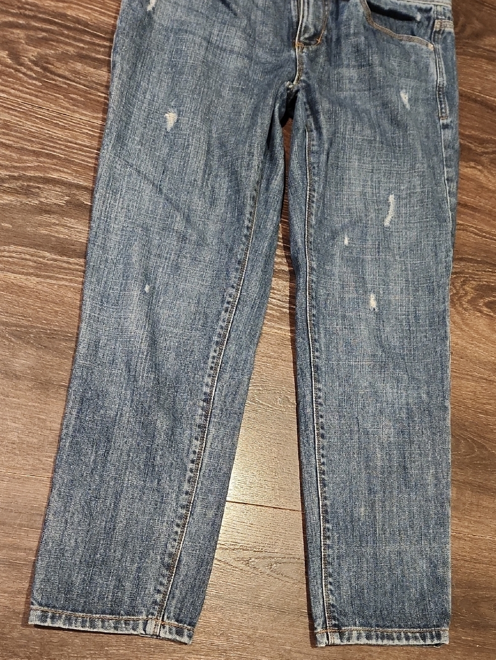 ❤ LOFT Y2K DISTRESSED BOYFRIEND JEANS, 2P (26 PETITE) - Picture 5 of 9